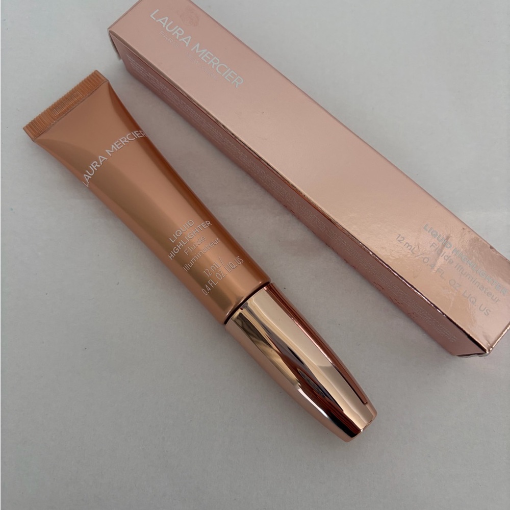 Laura Mercier Rose Glow Liquid Highlighter in Peach Bronze 12ml.